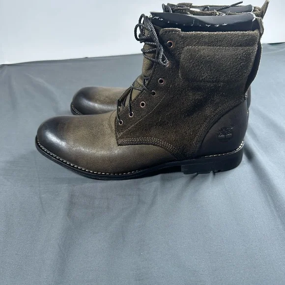 Timberland Men's Dark Brown Lace-Up Boots - Picture 6 of 10